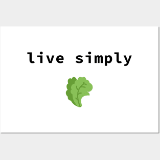 live simply Posters and Art